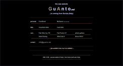 Desktop Screenshot of guanto.net